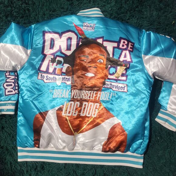 Vintage HGC 'Don't Be a Menace' 1996 Satin Bomber Jacket 5XL – Rare Movie Grail - Picture 2 of 6